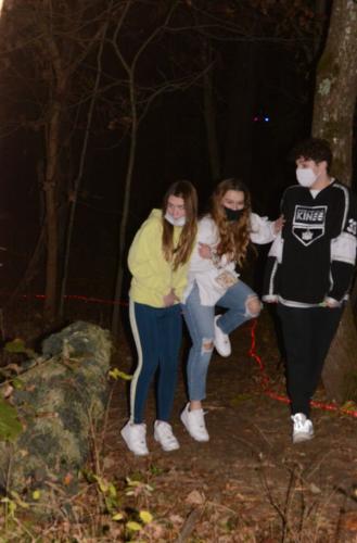 swamp-monster-scaring-people