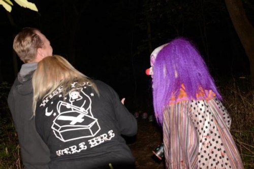 Haunted Woods Purple Clown Jump Scare