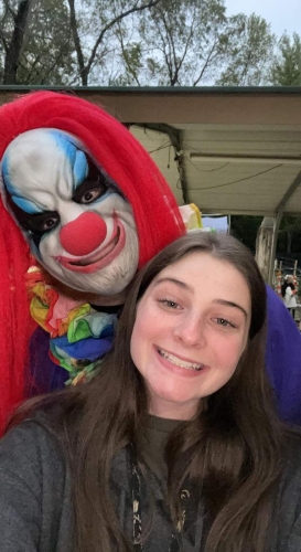 Haunted Woods Clown with Guest